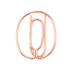 10pcs/Set Metallic Wire-formed 0-9 Number-shaped Paper Clip Bookmarks Paperclips Office Stationery School Supplies