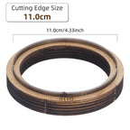 QJH Big Size Hollow Round Hole Punch, High Carbon Steel Round Leather Cutting Dies for DIY Leather Crafts (5 6 7 8 9 10 11 12cm)