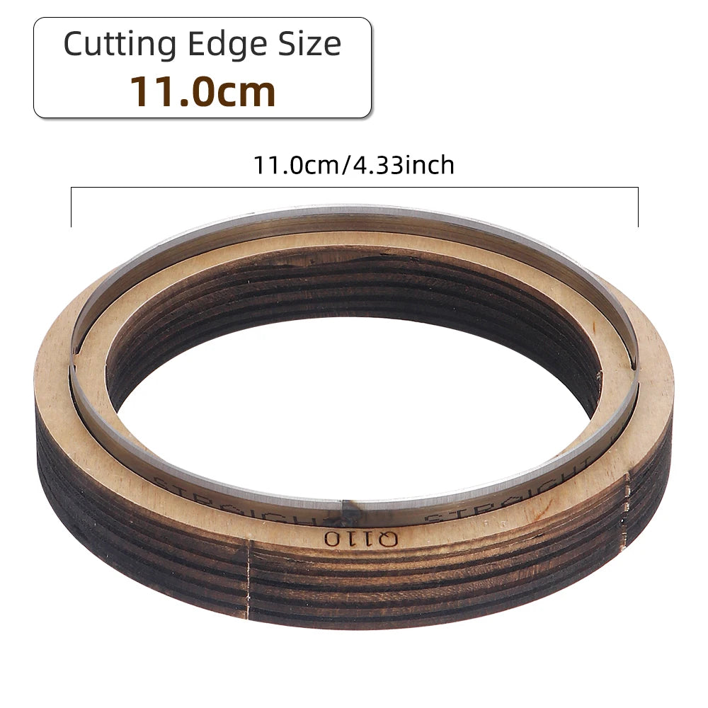 QJH Big Size Hollow Round Hole Punch, High Carbon Steel Round Leather Cutting Dies for DIY Leather Crafts (5 6 7 8 9 10 11 12cm)