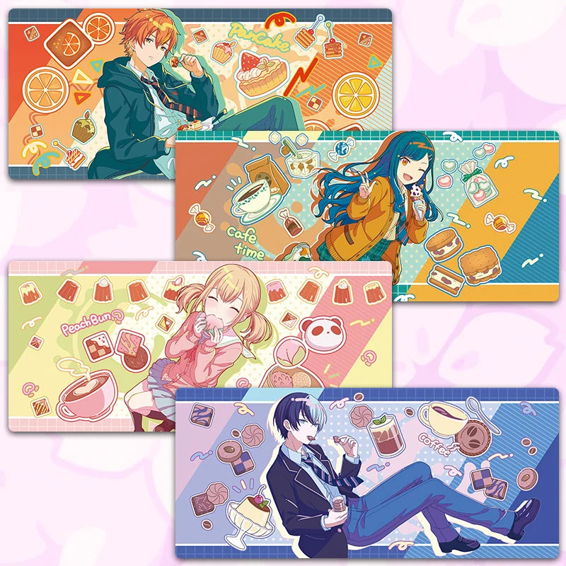 Project Sekai Birthday Full Character 25-ji Nightcord de PJSK Mouse pad Table Mat Gaming XXL Anime Mousepad Keyboard Desktop Mat