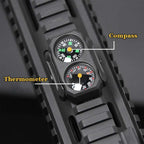 3/5Pcs RCompass Thermometer Combo 2 in 1 Tactical Airsoft AR15 M4 M16 Compact Navigation Thermometer for 20mm Rail Gun Accessory