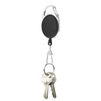 1/3/5/10Pcs Fly Fishing Key Ring Retractor Tool Retractable Keychain Reel Badge Holder Fishing Tackle