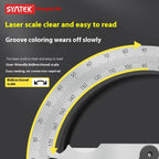 High Quality Stainless Steel Angle Finder Ruler High Precision 0-180 Degree Thickened Protractor for Woodworking Construction