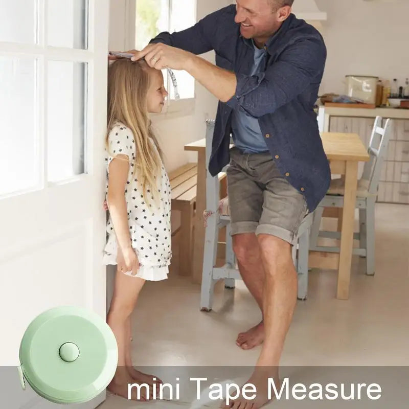 2M Tape Measure Retractable Body Measurement Tape Measuring Ruler Double Scales Metric Meter Ruler Tailor Craft Measuring Tools