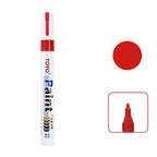 White Waterproof Cars Wheel Tire Oily Mark Pen Auto Rubber Tyre Paint Pen Cd Metal Permanent Paint Marker Graffiti Touch Up