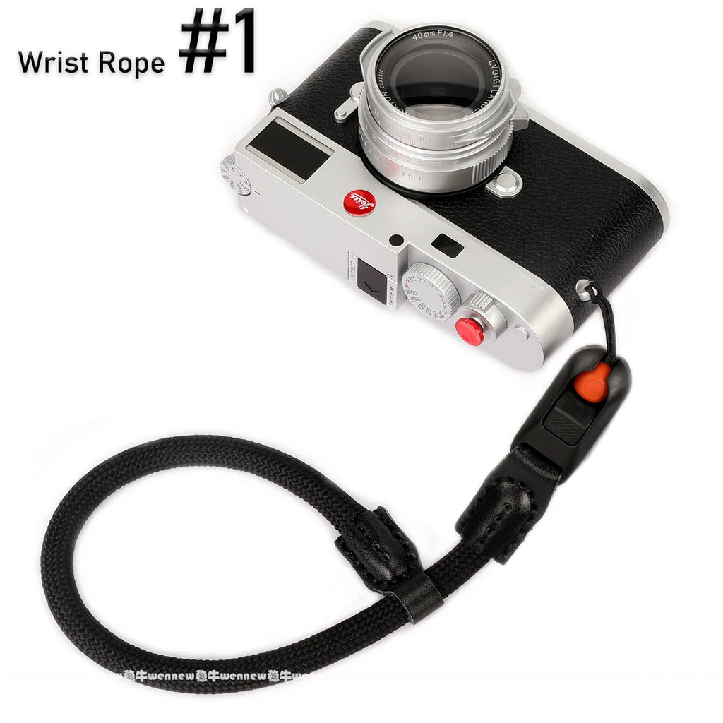 Quick Release Beads Round Rope Camera Shoulder Strap Lanyard for Canon Nikon Panasonic Sony Fujifilm Neck Strap Wrist Strap