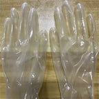 Latex Gloves Ultra-thin Transparent Rubber Finger Gloves Adult Unisex Sexy Lingerie Accessories High Elasticity Tight Fitting
