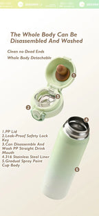 500ml large capacity thickened 316 stainless steel vacuum Thermal insulation portable Tumbler Thermos Water bottle Coffee cup