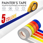 Painter Masking Tape Applicator Dispenser Machine Adhesive Tape with Tape Cutting Tool for Repair and Beautify Crack in Tile