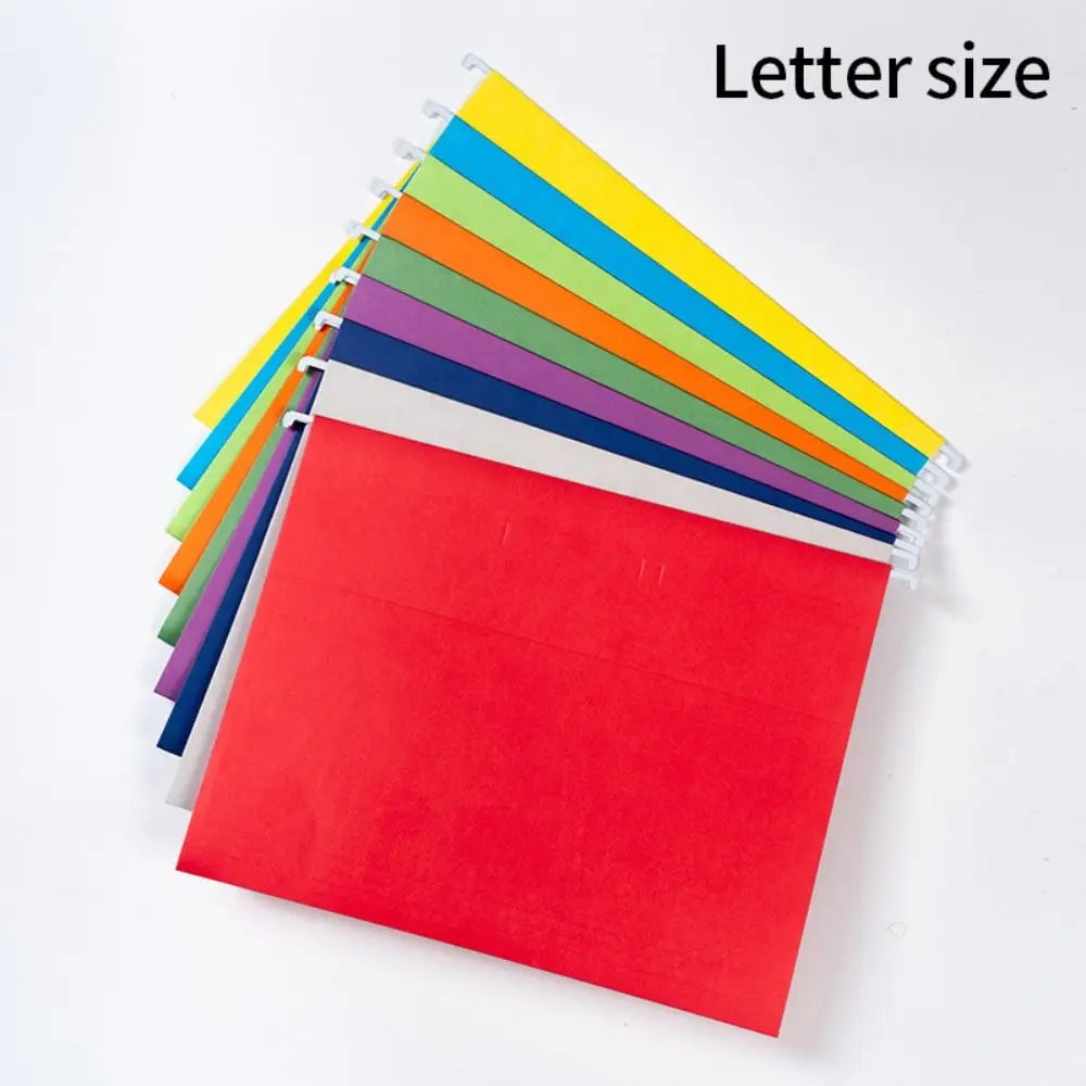 New A4/FC/US Letter Size A4 File Folder Paper Material Suspended Type Lever Arch Folder Documents Organizer File Organization