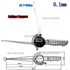 0-6inch 0-8inch External digital caliper 0-150mm. Outside caliper. Caliper gauge sheet Thickness Gauge Power 0.5-8.5Inch
