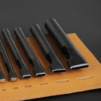 WUTA 1pc Basic Series Leather Oblong Belt Hole Puncher Oval Hole Strap Watch Band Heavy Duty Flat Hollow Punch DIY Craft Tools