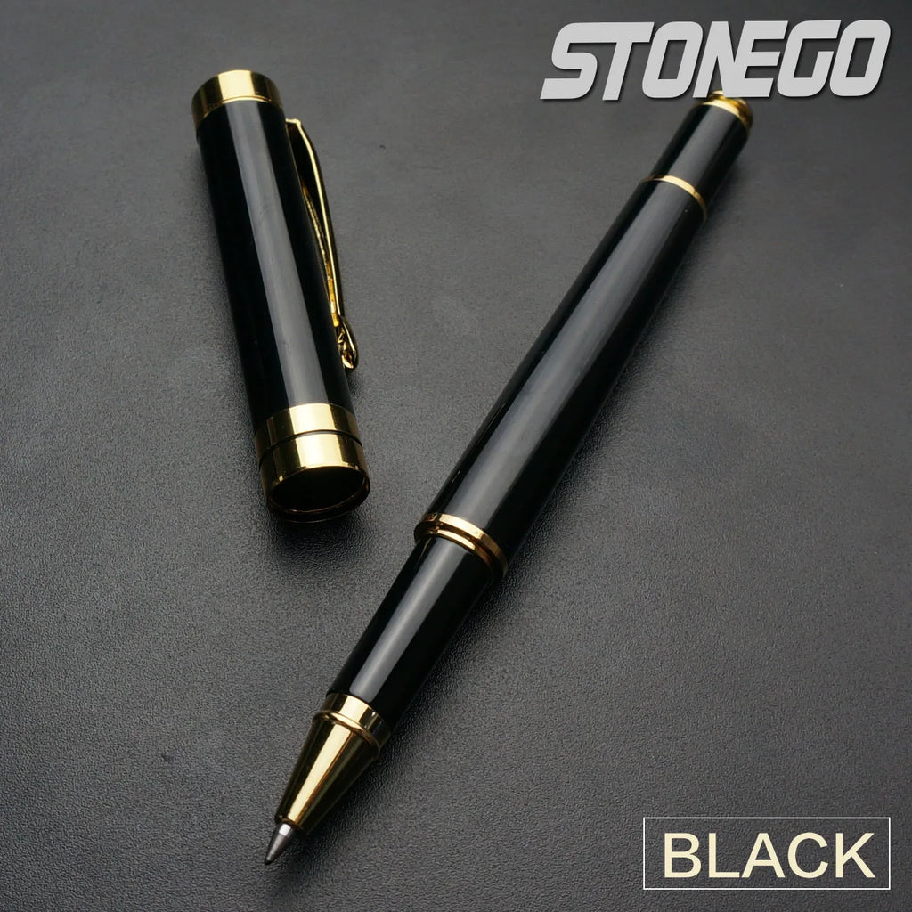 STONEGOP remium Ballpoint Pen Retractable Lacquer Rollerball Pen Smooth Writing Roller Ball Pen Elegant Executive Signature Pen