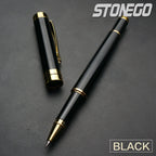 STONEGOP remium Ballpoint Pen Retractable Lacquer Rollerball Pen Smooth Writing Roller Ball Pen Elegant Executive Signature Pen