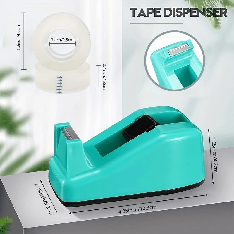 A desktop Tape Dispenser, Ideal for Packaging and Replenishment. Perfect for Both Office and Home Use