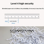 5 Sheet Automatic Paper Shredder Cross Cut Low Noise Card Shredder with 13L Trash Can for Disc Staple EU Plug 220