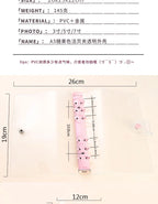 Lightweight Pvc Loose-Leaf Shell 6 Holes A6 Transparent Loose-Leaf Shell, Color Clip, Simple Candy Color Album Shell