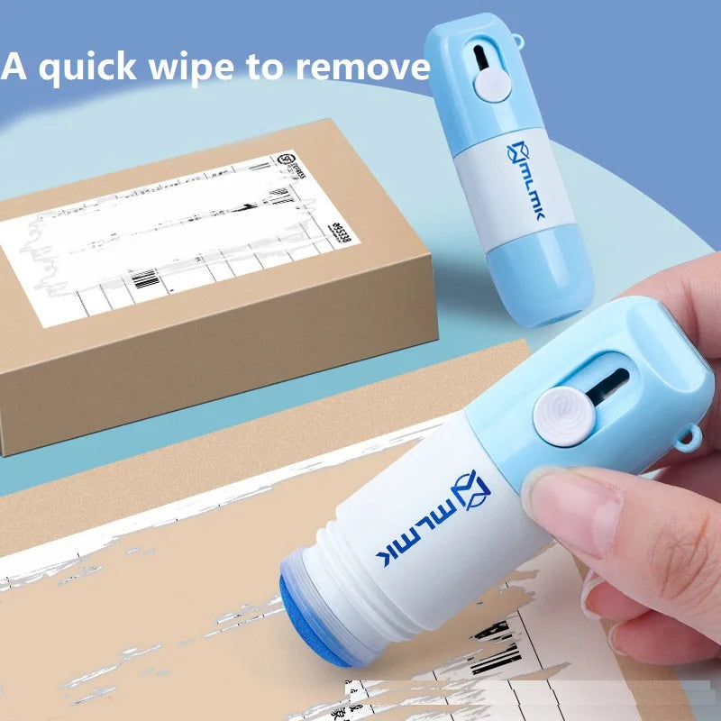 2 in 1 Eraser Labels Packages Courier Opener Mini Letter Envelope Openers Cute Brief Opener Box Cutter KXD01