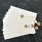 30pcs/lot Thickened Linen Texture Pattern 17.5x12.5cm White Envelope Retro for Invitations Postcards Wedding Business Letters