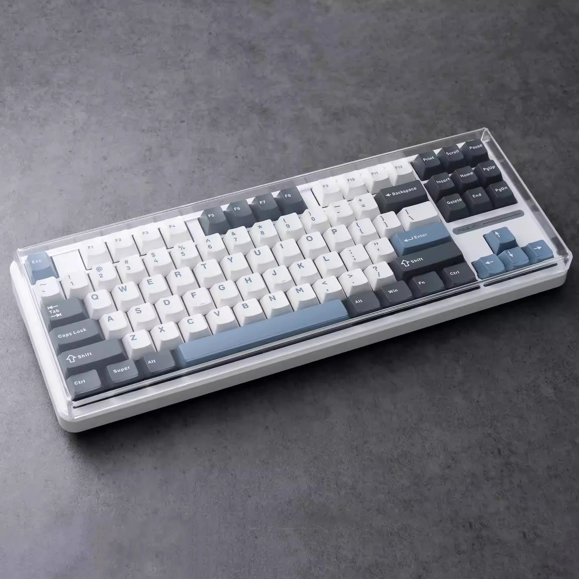 Mechanical Keyboard Dust Cover Acrylic Protecting Shell Hot Bent Compatible With Layout 60 68 87 104 96 WOOTING ROG Azoth IKKI