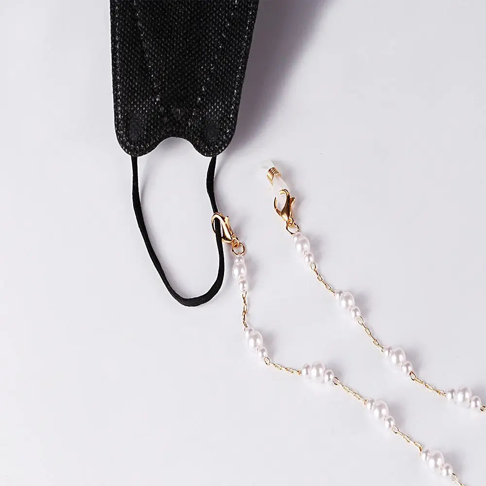 Fashion Pearl Sunglasses Chain Wearing Neck Holding Beaded Lanyard Cord Masks Sunglass Reading Glasses Chain Eyewear Accessories