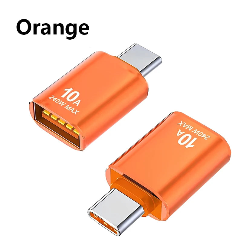 Type C To USB 3.0 Adapter Metal Charging Stable Data Transmission File Reading Light for Iphone Macbook Xiaomi Samsung Connector