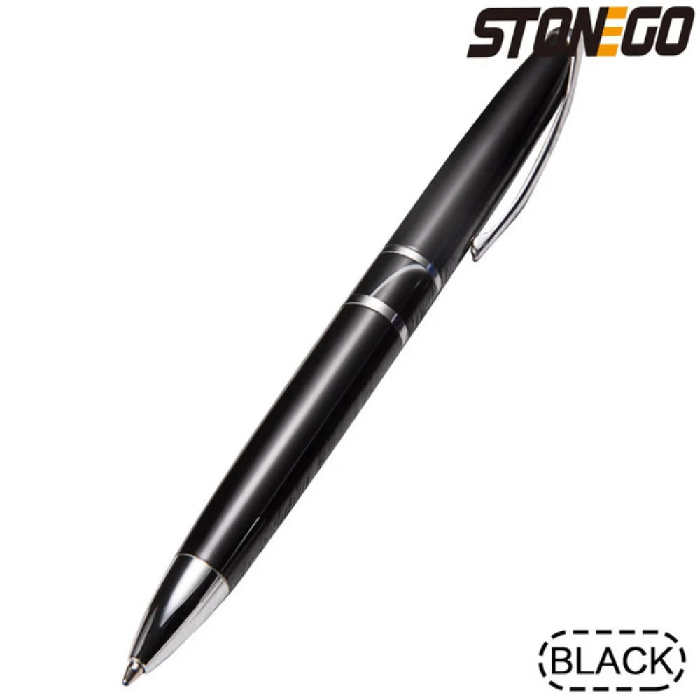 STONEGO Fashion Wallet Pen Short Paragraph Gift Travel Pocket Pen Mini Pocket Short Clip Metal RollerBall Pen Travel Pocket Pen