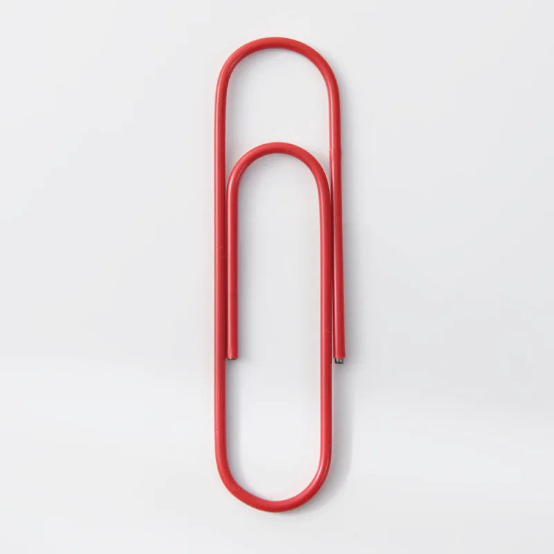 10pcs 10cm Colorful Paper Clips Notebook Memo Pad Filing Bookmark Binder Metal Paper Clips Student Office School Index Bookmark