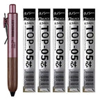Retro Metal Mini Pocket Gel Pen Wood Grip Small Signing Pens 0.5mm Black Ink Smooth Writing Mignight Retractable Daily Write Pen