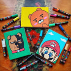 1pcs Japan UNI POSCA Markers PC-1M/3M/5M Acrylic Graffiti Pen Waterproof DIY Stackable Color Art Painting School Supplies