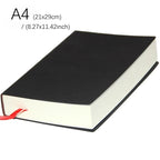 640 Page Horizontal Line/Grid /Blank Thick Business Notebook A4/A5 School Waterproof Leather Office Stationery Diary Notebook