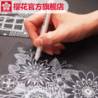 Sakura Gelly Roll Gel Pens 3/5PCS Classic Highlight Pen Gel Ink Pens Bright White Highlight Sketch Markers Color Highlighting