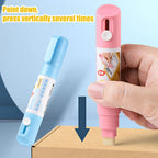 2 In 1 Thermal Paper Correction Fluid with Unboxing Knife Durable Thermal Paper Data Identity Protection Fluid Eraser Box Opener
