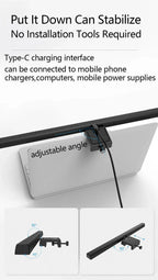 LED Desk Lamp Monitor Light Bar PC Computer Dimmable Screen Light 33cm 50cm Office Study Reading Hanging Table Lamp USB Powered
