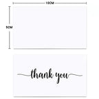 50pcs Thank You For Your Order Card Custom Write Your Business Card Small Business Gifts Decoration Goods Follow Card