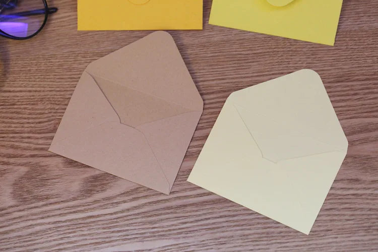20pcs/pack 115mm * 82mm colored small envelopes, card mailing, business, wedding