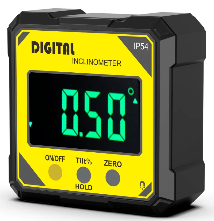 4 Types ETOPOO 4*90 Multi Functional 4-Sides Magnetic Digital Protractor Angle Measure Inclinometer Level Box Charging Angle