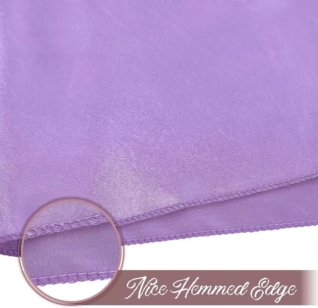 12PCS Red Satin Napkins 30x30cm, Silky Soft Smooth Washable Napkins for Restaurant, Weddings, Dinner, Party,Christmas Decoration