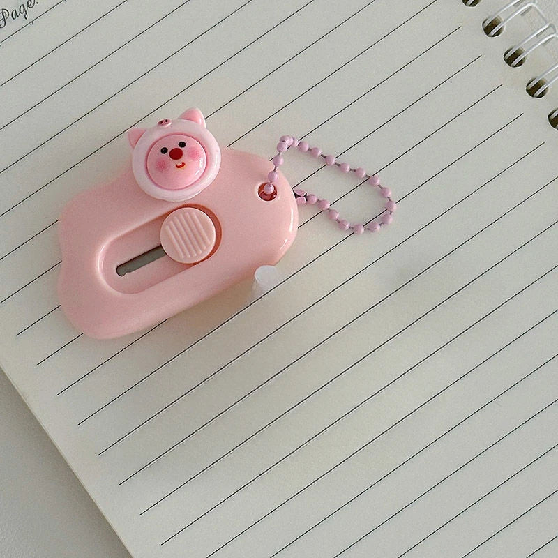 1pc Cartoon Mini Utility Knife Personalized Gift Handcrafted Cardboard Cutter Letter Opener for Students and DIY