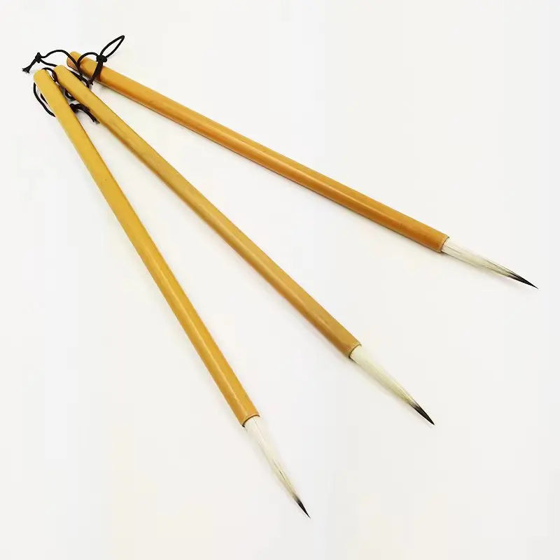 Mixed Hair Woolen Hair Chinese Calligraphy Brush Pen Slender Gold Brush Landscape Chinese Painting Brush Script Practice Brush