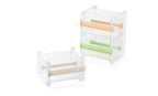 Stackable Tape Dispenser Transparent Design Tape Holder Creative Washi Tape Cutter Stationery School Supplies Office Supplies