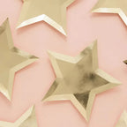 8Pcs Star Paper Plates Party Decoration Disposable Tableware for Dinner Cakes Birthday Wedding Party Supplies