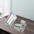 4Pcs Outdoor Practical Travel Stainless Steel Cups Mini Set Glasses For Whisky Wine With Case Portable Drinkware 30ml/70ml/170ml