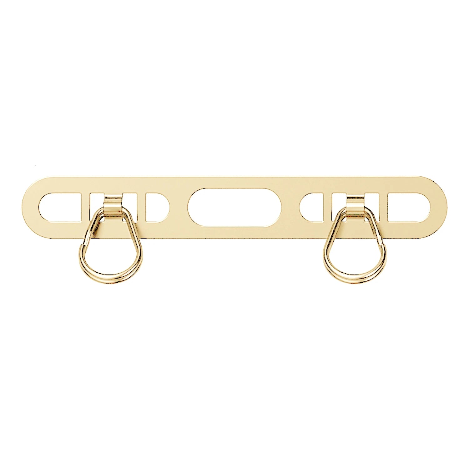 1/2/3Pcs Metal Phone Lanyard Side Hanging Patch For iPhone Stainless Steel Clip Double Buckle Phone Straps Gasket Connect Piece