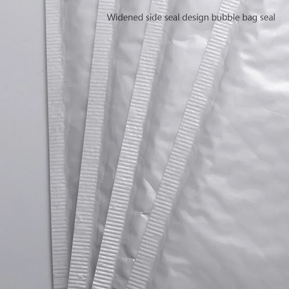 50Pcs Bubble Envelopes White Foam Shipping Bags Poly Bubble Mailers Pad Self Seal Packing Bags for Magazine 15cm 18cm 23cm 25cm