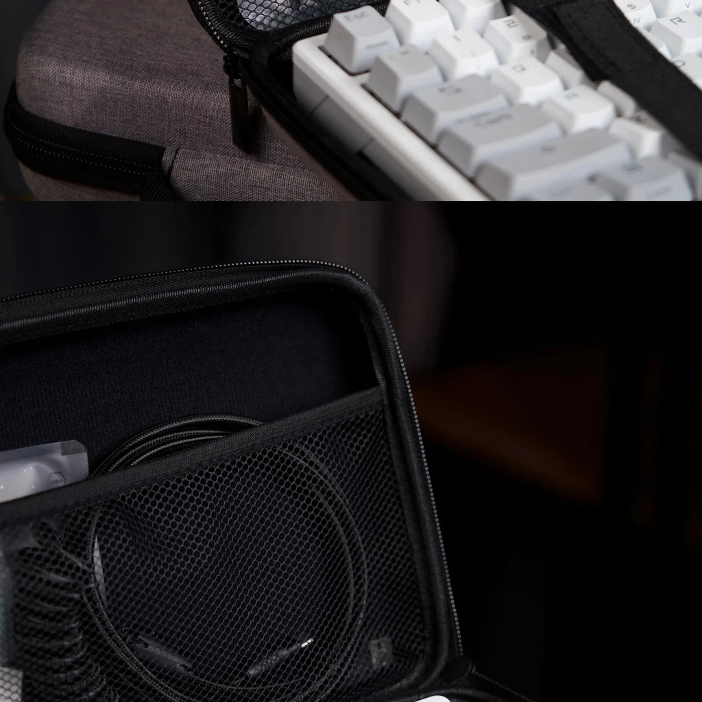 Keyboard Organizer Hard Case Keyboard Storage Bag Dustproof Protective Box 60 68 87 98 100 104 108 Mechanical Keyboard