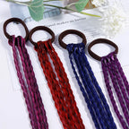 New Girls Colorful Wigs Ponytail Headbands Rubber Bands Beauty Hair Bands Headwear Kids Hair Accessories Head Band Hair Ornament