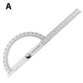 Stainless Steel 180 Degree Protractor Angle Ruler Metal Angle Meter Gauge Finder Goniometer For Precision Measurement