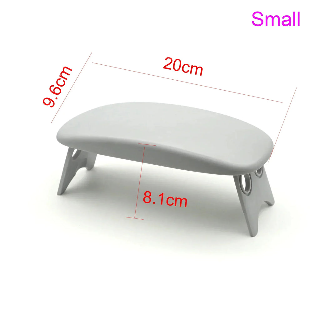 Folding Nail Hand Manicure Rest Arm Stand Pillow Cushion Holder Table Desk Armrest Sponge Support Mat Polish Tool Practice Salon