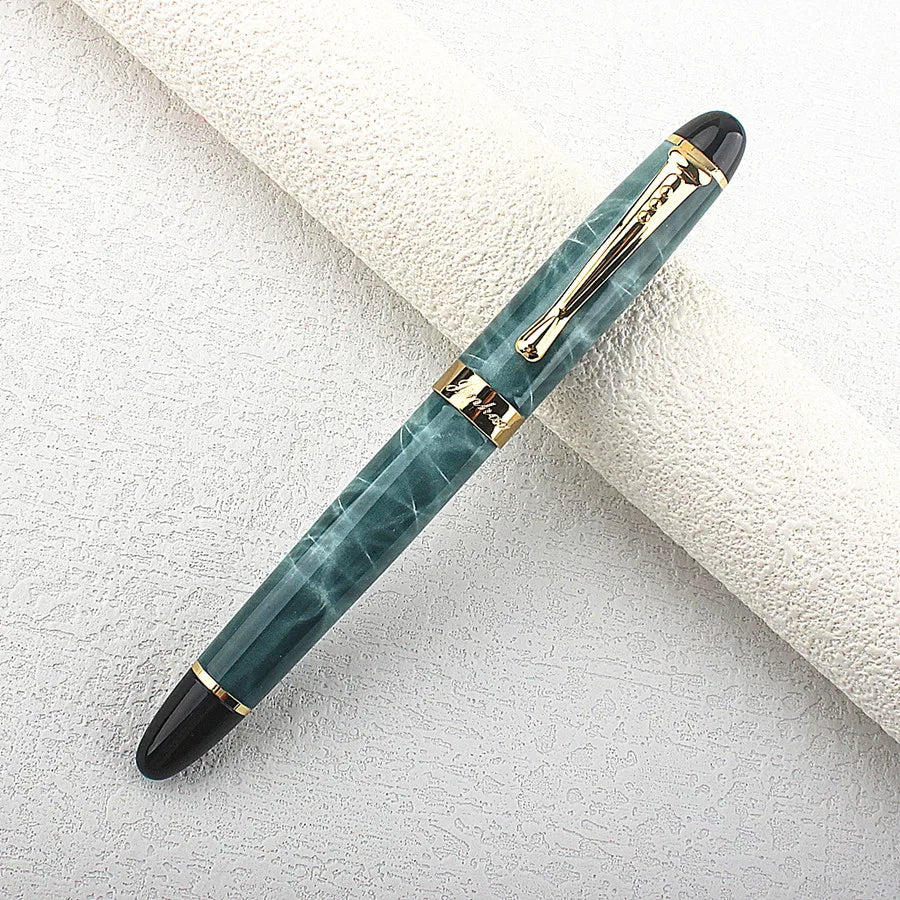 Jinhao X450 Classics Thick Body 1.0mm Bend Nib Calligraphy Pen High Quality Metal Fountain Pen Luxury Ink Gift Pens for Writing